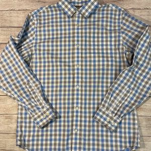 Banana Republic button down plaid Large